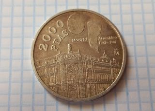 Moneda Plata España FMI 1994