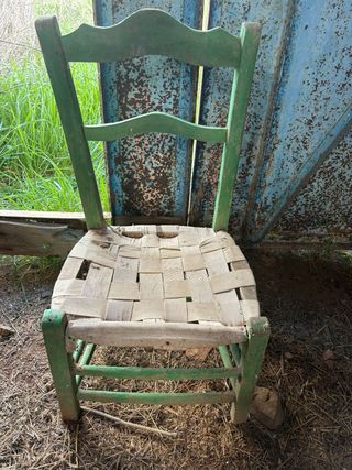 Set di 2 sedie antiche in legno