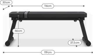 Banco de musculación plegable