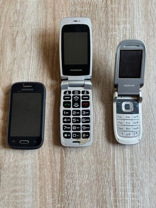 Lote móviles Nokia, Samsung, Thomson