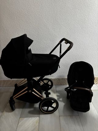 Carro de bebe cybex  e priam. Silla ligera