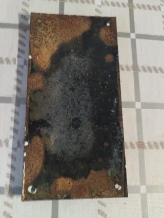 Targa smaltata moto BMW d'epoca rara tedesca