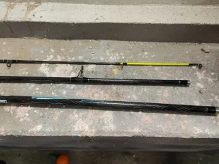 Cañas de pescar y carretes