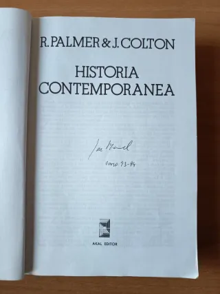 Historia contemporánea