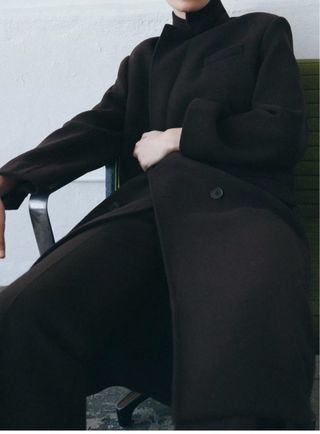 Abrigo Cruzado Oversize Zara