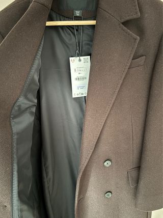 Abrigo Cruzado Oversize Zara