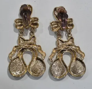 Orecchini clip vintage anni '40