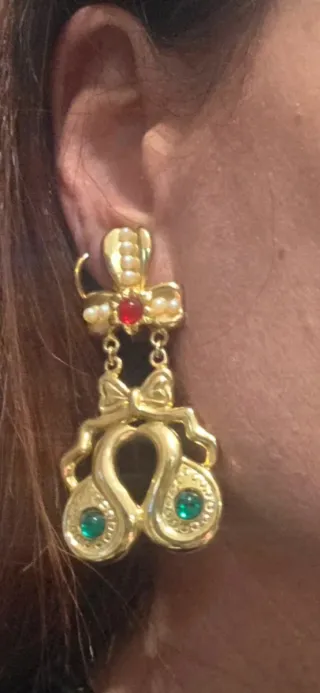 Orecchini clip vintage anni '40