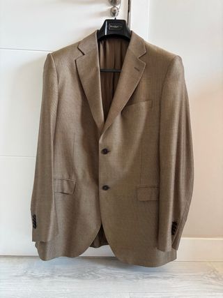 Americana de Caramelo. Talla 56. Wool - Silk. Nuev