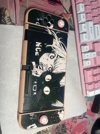 Nintendo Switch 1 .V2 negra, mas extras