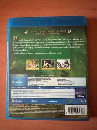 Película Bambi Blu-ray Disney