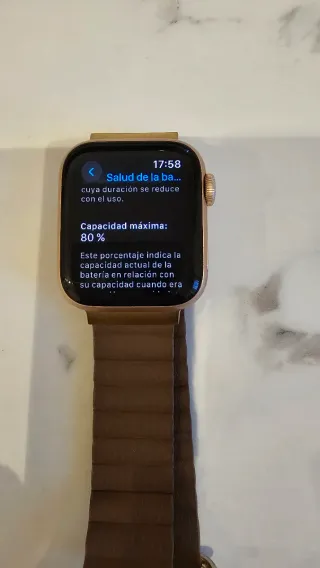 Apple Watch SE 4 Oro y Rosa + 4 Correas