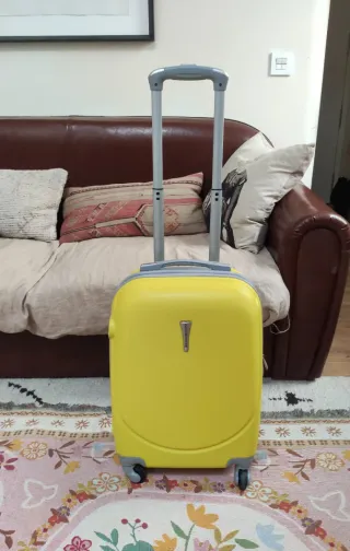 Maleta de cabina Alexander amarilla 54x36x20cm