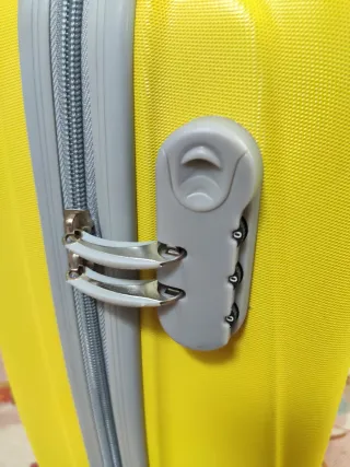 Maleta de cabina Alexander amarilla 54x36x20cm