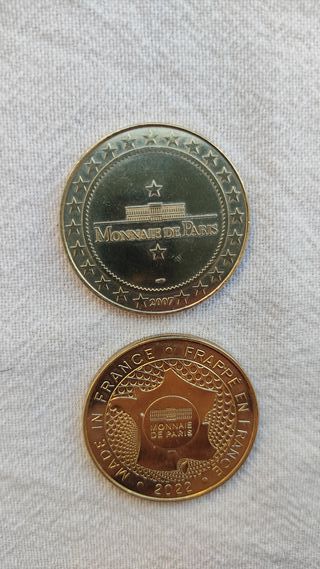 Lote Monedas N° 12 y 24 original Disneyland París