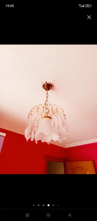 Lámpara colgante antigua. OFERTAAAAAAA