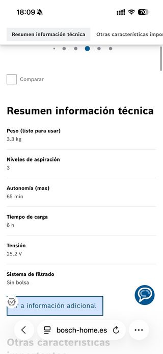 Aspiradora Bosch Athlet 28V