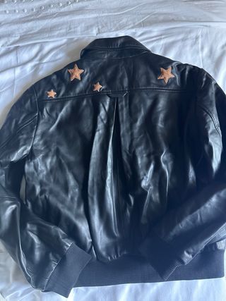 Cazadora Cuero Stella Nova Luna Estrellas