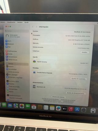 MacBook Air 13 pulgadas