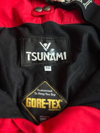 Pantalón Esquí Tsunami Mujer Talla 42 Rojo