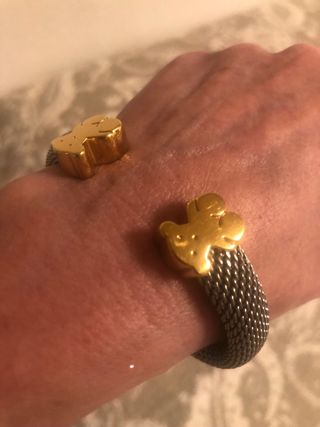 Pulsera Tous Mesh Oro y Acero