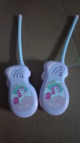 Walkie Talkies Niña Unicornio Arcoíris