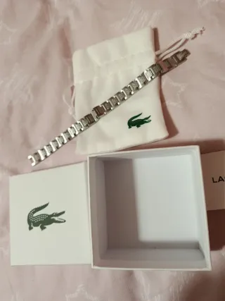 Pulsera Lacoste Plata
