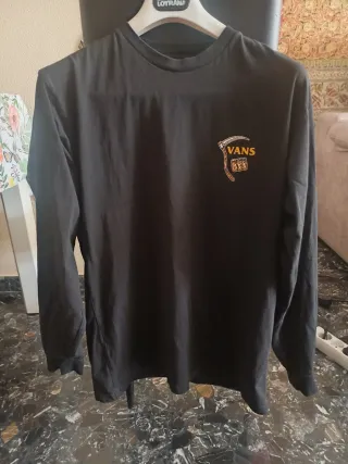 Camiseta Vans manga larga negra Talla M
