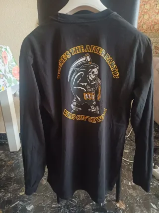 Camiseta Vans manga larga negra Talla M