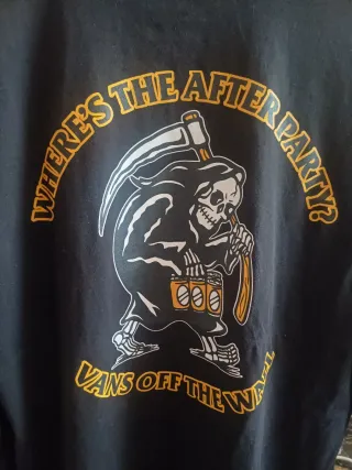 Camiseta Vans manga larga negra Talla M