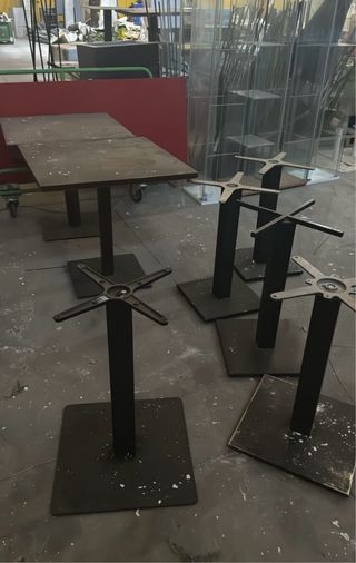 Base centrale per tavoli di ristorazione