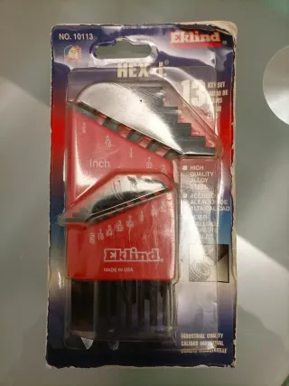 Set Brugole Eklind 13 Pezzi