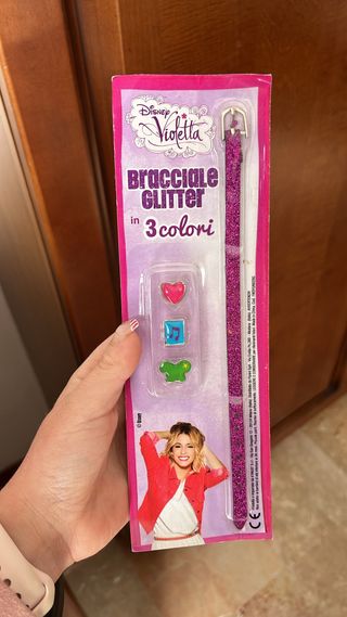 Bracciale Glitter Disney Violetta 3 colori