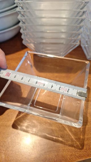 Bols de cristal trapezoidales