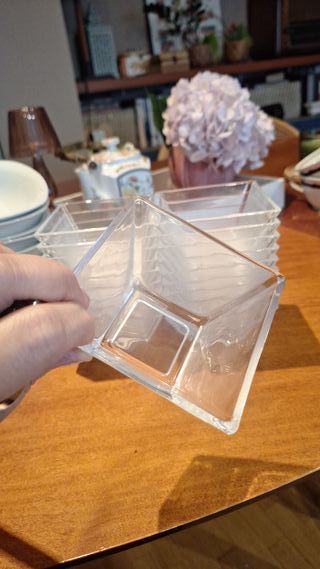 Bols de cristal trapezoidales