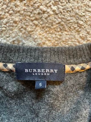 Jersey Burberry Gris Talla S