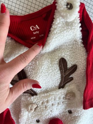 Peto reno C&A borrego 3 meses