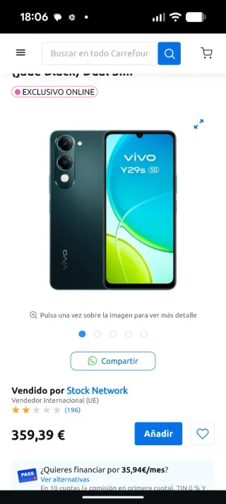 Vivo Y29s 5G Nero Nuovo