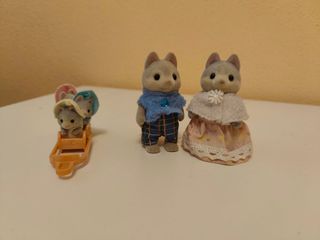 Familia Husky Sylvanian Families