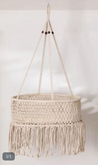 Moisés de mimbre con balancín