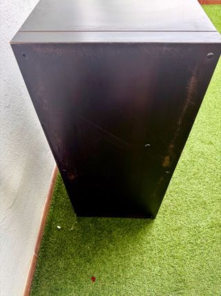Estantería negra-marrón 84x44cm
