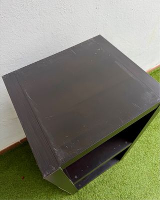 Estantería negra-marrón 84x44cm