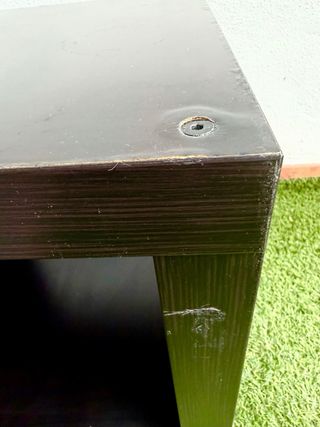 Estantería negra-marrón 84x44cm