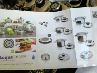 Set pentole AMC nuovo con garanzia