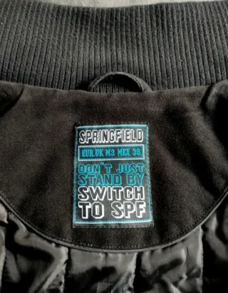 Chaquetón Springfield Negro
