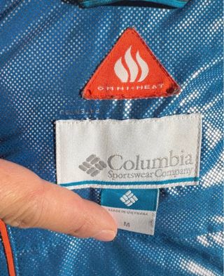 Chaqueta Columbia Naranja y Azul