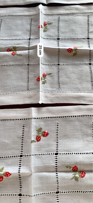 Lindo conjunto de  panos decorativos Primaveris