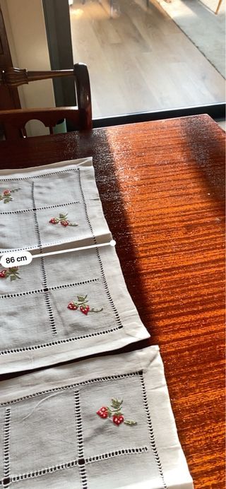 Lindo conjunto de  panos decorativos Primaveris