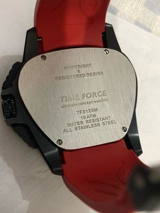 Reloj TIME FORCE Negro y Rojo