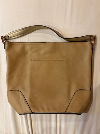 Bolso Sfera Cuero Marrón Claro Grande